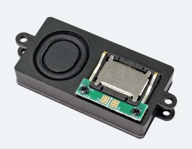 Actual product image ESU Speaker 22mm x 42mm x 8.0mm rectangular 8 Ohm Passive Radiator