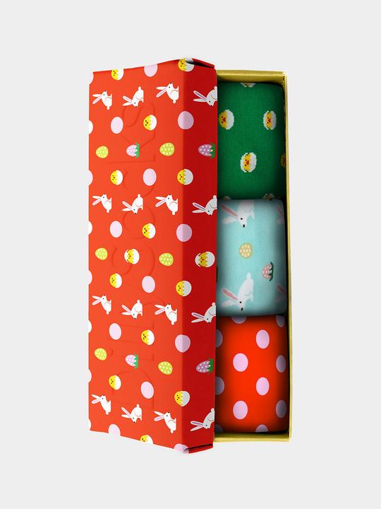 Produktbild DillySocks Hoppy Days (3er Box) (3er Pack, 41 - 46)
