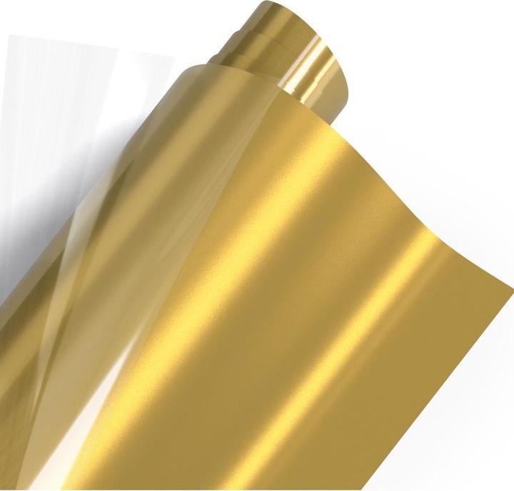 Actual product image Poli-tape Aufbügelfolie Poli-Flex turbo, 30.5 x 122 cm, Gold