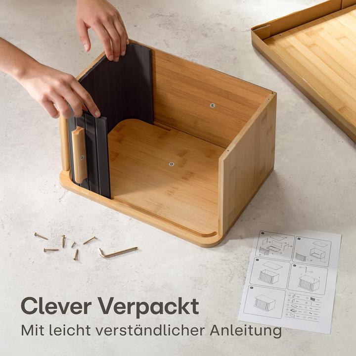 Immagine prodotto Praknu Brotkasten mit Schiebetür