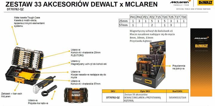 Produktbild DeWalt DT70782-QZ (Innensechsrund TX, Kreuz Phillips PH, Kreuz Pozidriv PZ)