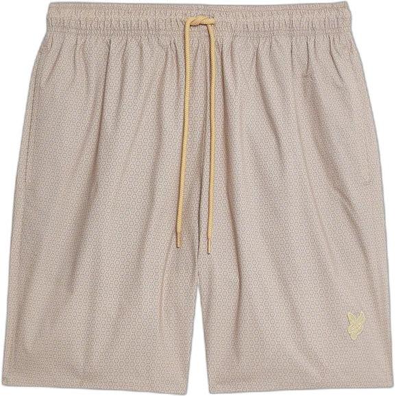 Lyle and Scott, Herren, Badehose, Geo Motif Printed, Braun, (L)