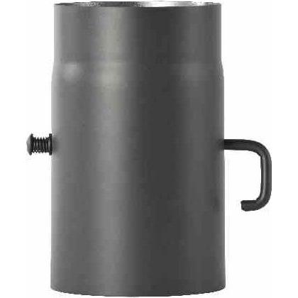 FireFix, Zubehör Kerzen + Kamin, R150/2D Ofenrohr aus 2 mm starken Stahl (Rauchrohr) in 150 mm Durchmesser, für Kaminöfe...