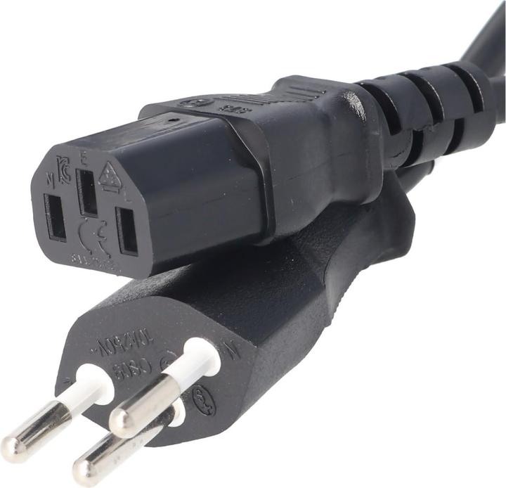 AccuCell Netzkabel mit Schweiz-Stecker (2 m)