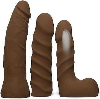 Image du produit Doc Johnson Coffret de démarrage vibrant double densité Chocolat