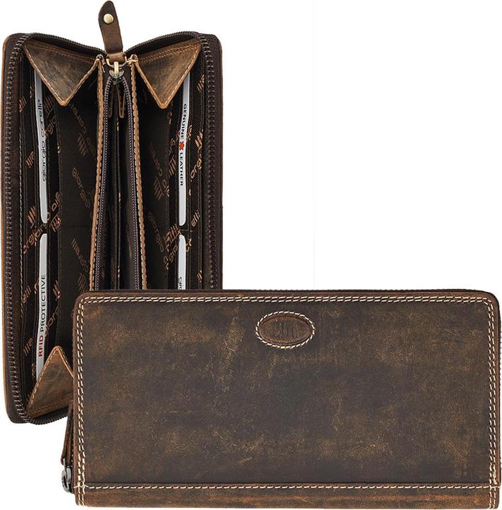 Image du produit Giorgio Carelli Portefeuille zippé pour femme RFID