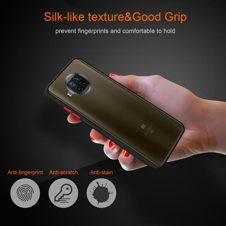Productafbeelding Cadorabo Hybride matte hoes (Xiaomi Mi 10T Lite)
