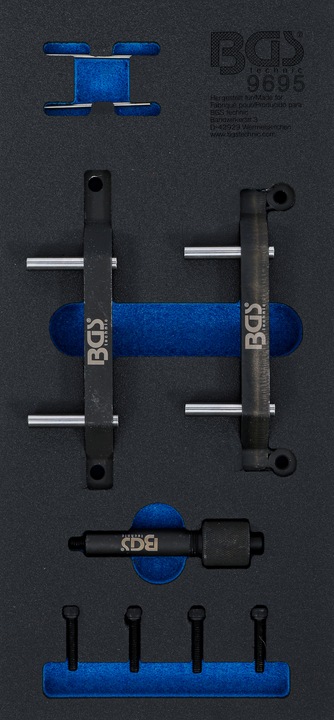 Image du produit BGS Insert de servante d'atelier 1/3 : Coffret de calage | pour Jeep 3,0 V6 Diesel | 9 pièces