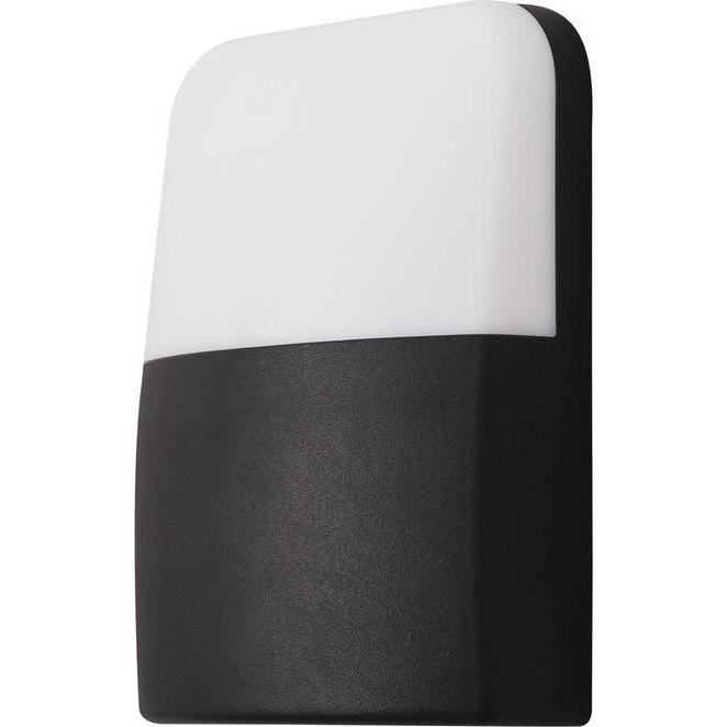 Nova Luce, Fassadenbeleuchtung, DROPLET LED Wandleuchte Schwarz 6W IP65 Warmweiss 13x2,5-4,5x16cm 9522102 (IP65)