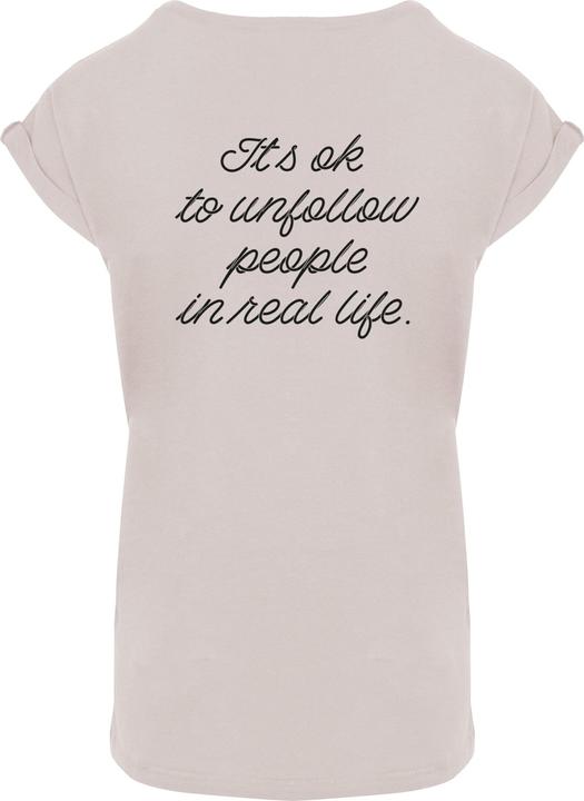 Produktbild Merchcode Ladies Heartbreak Extended Shoulder Tee - 111575 (L)