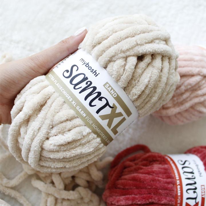 Produktbild Myboshi Wolle Chenille Samt XL Magnolie (40 m)