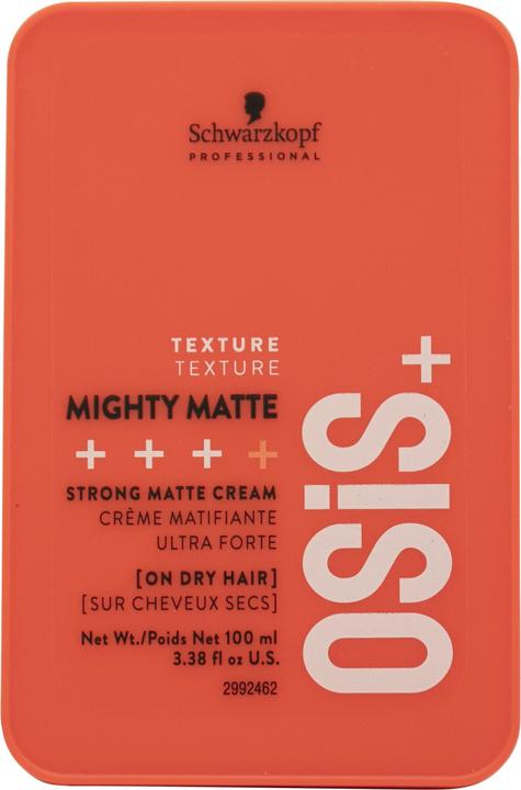 Schwarzkopf Professional OSIS+ Texture Mighty Matte Strong Matte Cream (Haarwachs, 100 ml)