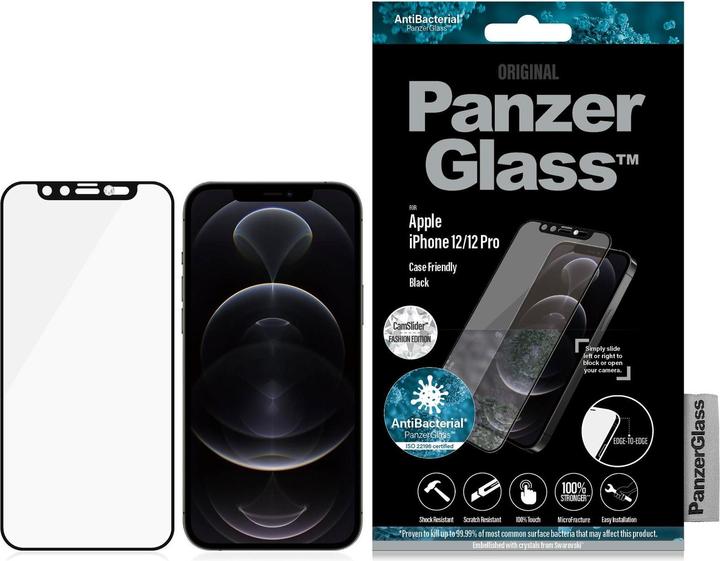Actual product image PanzerGlass Case Friendly Swarovski (1 Piece, Apple iPhone 12, Apple iPhone 12 Pro)