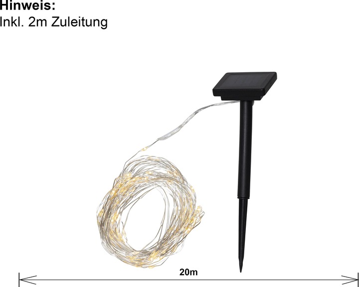 Immagine prodotto Star Trading Catena leggera SOLAR DEW DROP DROP argento trasparente (19.90 m)