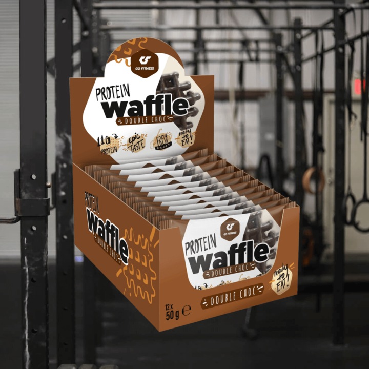 Image du produit Go Fitness Gaufrette aux protéines (Double Chocolate, 12 pcs, 600 g)