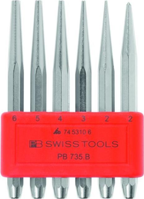 Actual product image PB Swiss Tools Puncher set special quality in plastic holder