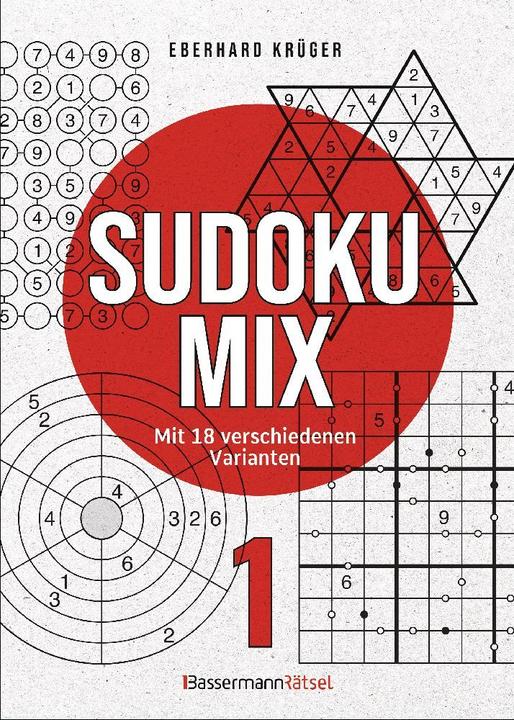 Produktbild Sudokumix 1 - Mit 17 verschiedenen Varianten (Deutsch, Eberhard Krüger, 2024)