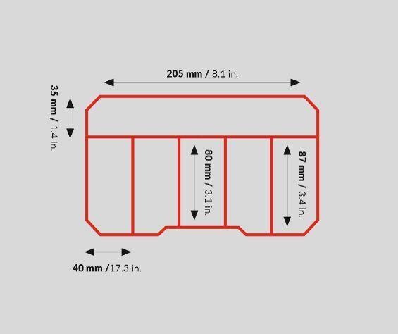 Image du produit Qbrick ACCESSORY TOOLBOXQBRICK 220 × 145 × 47 M (14.50 cm)
