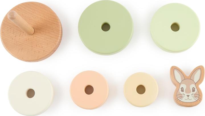 Image du produit Bieco Stapelspielzeug Stapelturm Hase Fine 10 cm x 10 cm x 18.5 cm