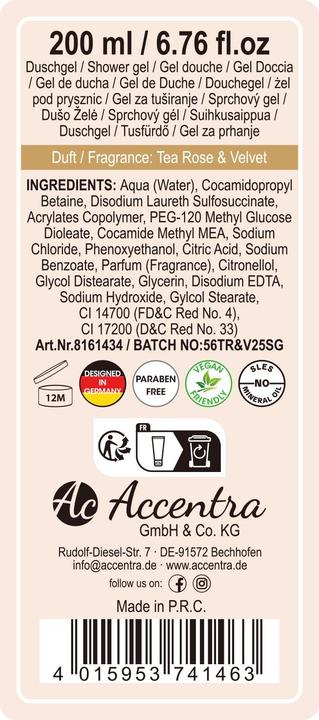 Immagine prodotto Accentra Duschgel ROMANTIC DREAMS (200 ml)