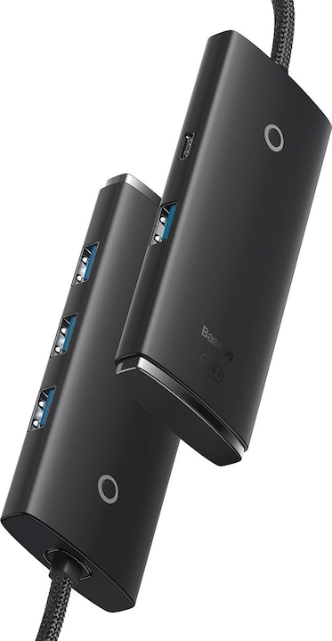 Actual product image Baseus Lite Series 4-Port Adapter (USB-C, 5 Ports)