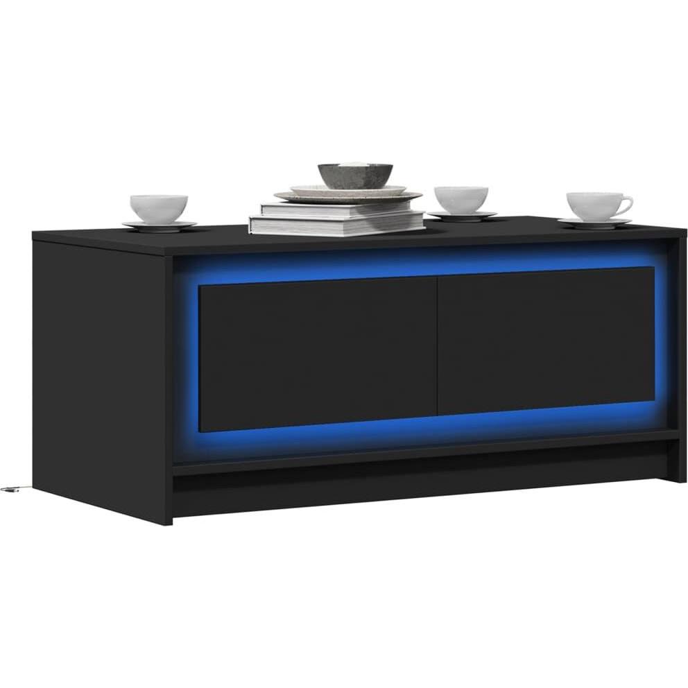 VidaXL, Couchtisch + Beistelltisch, Leonelle (100 x 50 x 43.5 cm)