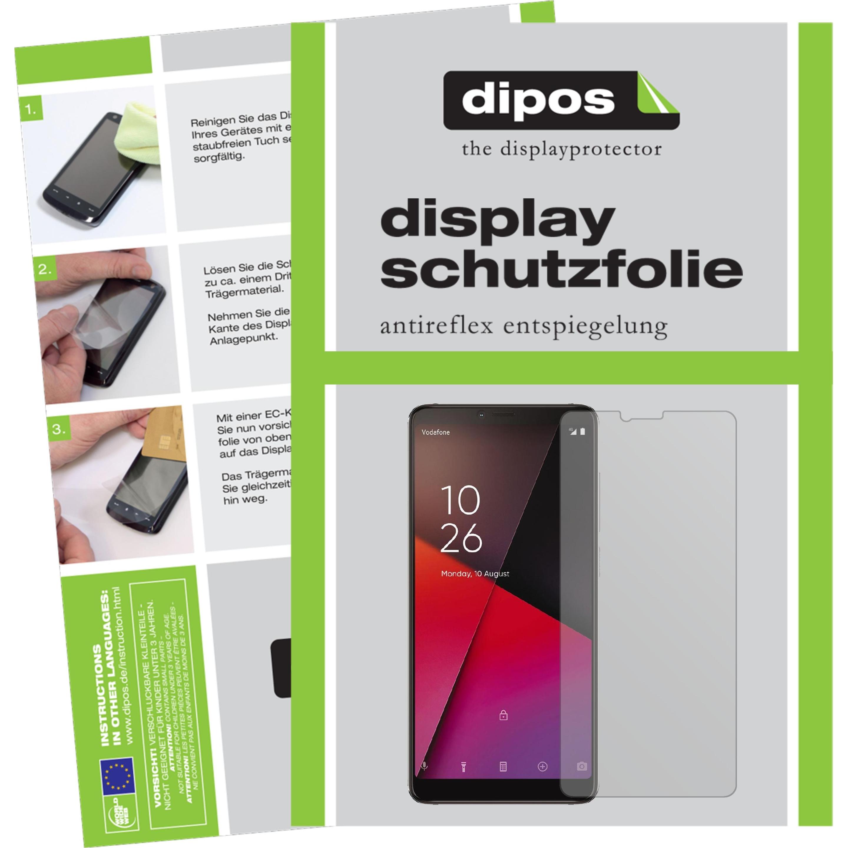 Dipos Displayschutzfolie Antireflex (6 Stück, Vodafone Smart X9), Smartphone Schutzfolie, Transparent