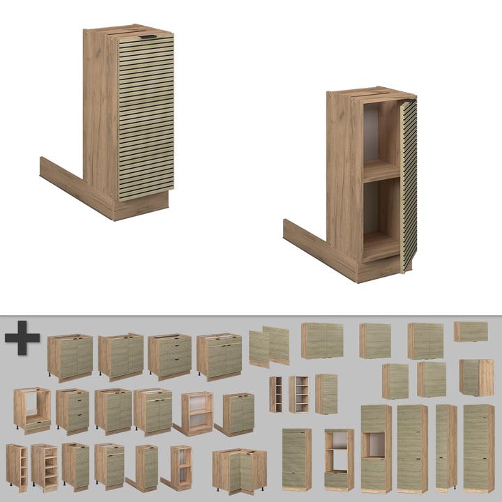 Produktbild Vicco Kücheninsel Fame-Line (70 x 70 x 82 cm)