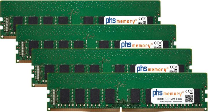 Actual product image PHS-memory RAM suitable for Dell Precision 3630 Tower (Dell Precision 3630 Tower, 4 x 32GB)