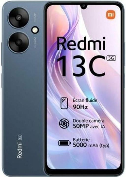 Actual product image Xiaomi Redmi 13C 5G (128 GB, Twilight Blue, 6.74", Dual SIM, 5G)
