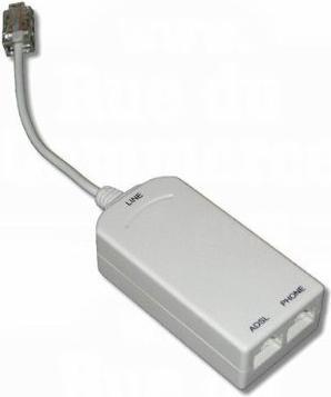 NoName Filtre ADSL - Filtre maître (1 ADSL + 1 RJ11)