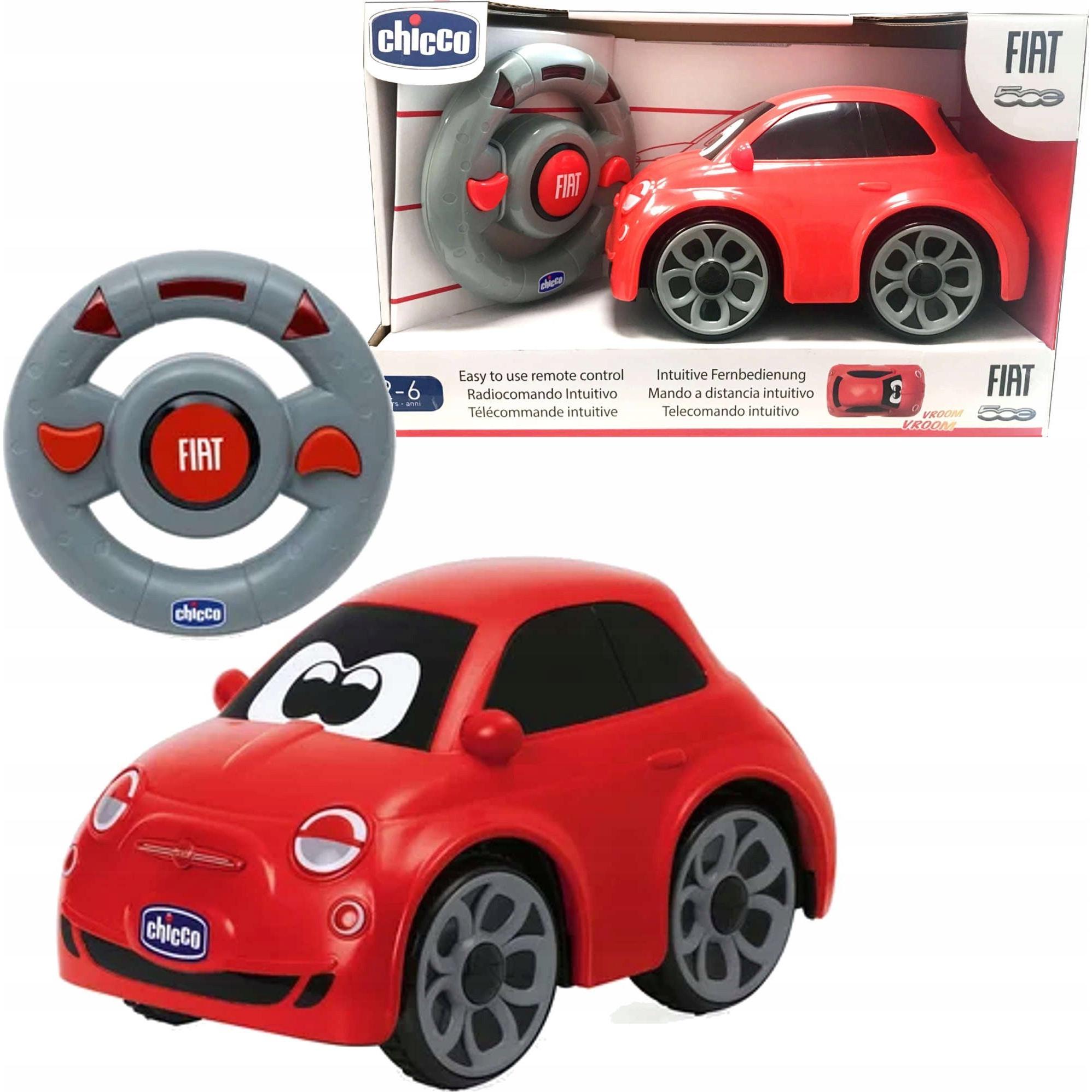 Chicco Rennwagen Fiat 500E Red RC
