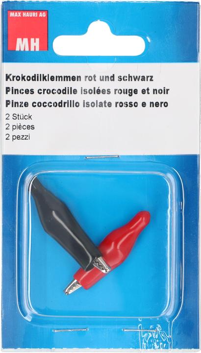 Produktbild Max Hauri Krokodilklemmen vollisoliert, 2 Stück (Klemme)