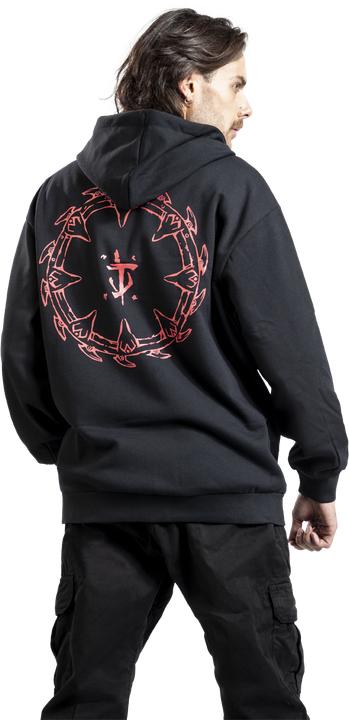 Actual product image Difuzed Doom Hoodie Doom Zipper Symbol Grösse S (S)