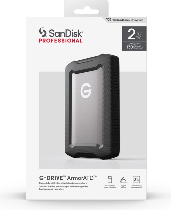 Produktbild SanDisk Professional G-DRIVE ArmorATD (2 TB)