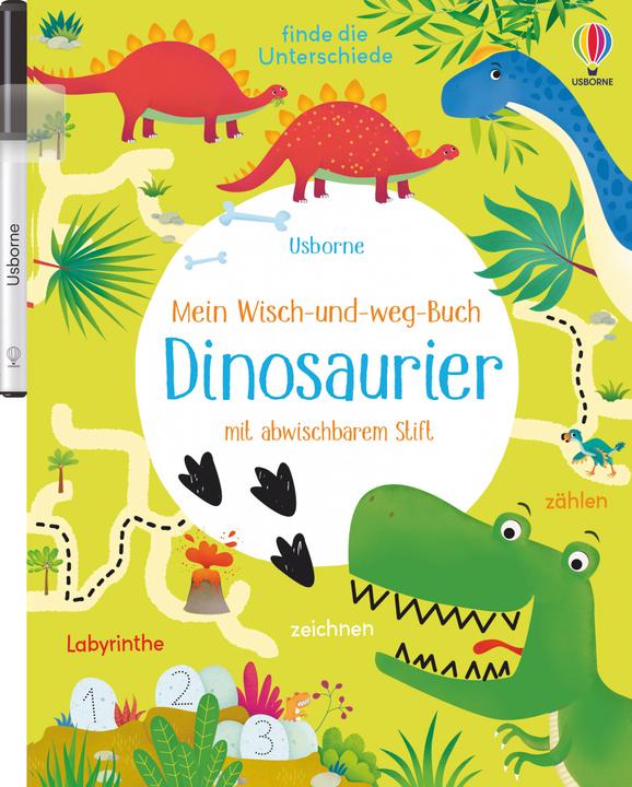 Mein Wisch-und-weg-Buch: Dinosaurier (German, Kirsteen Robson, 2022)