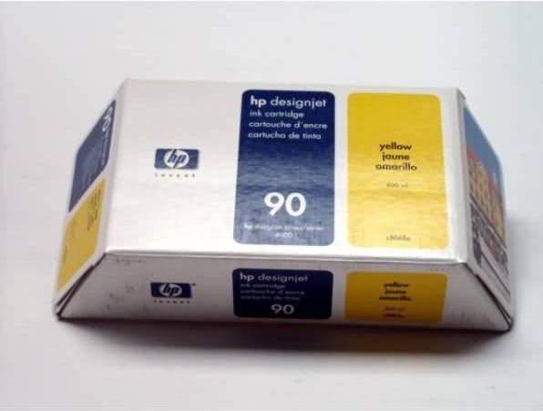 Actual product image HP Ink No. 90 - Yellow (C5065A) (Y)