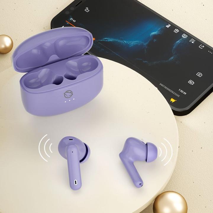 Actual product image Manta MTWS008P Rytmo Purple (No noise cancellation, Wireless)