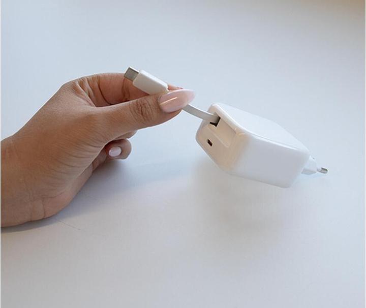 Produktbild Max Hauri Schnellladeadapter GaN 1x USB-C Kabel 1x USB-C PD/QC 65W (65 W, 2 Ports)