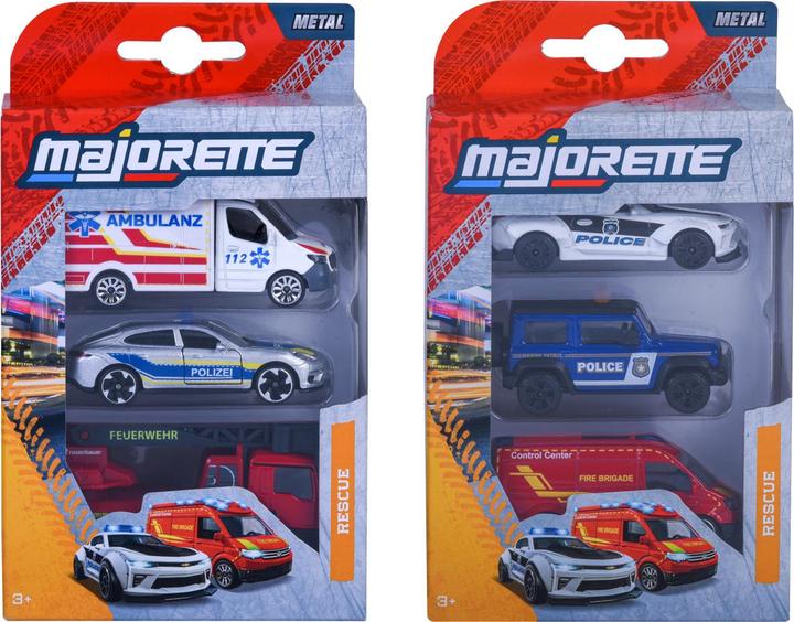 Produktbild Majorette Rescue 3 Pieces Set, 2-sort.