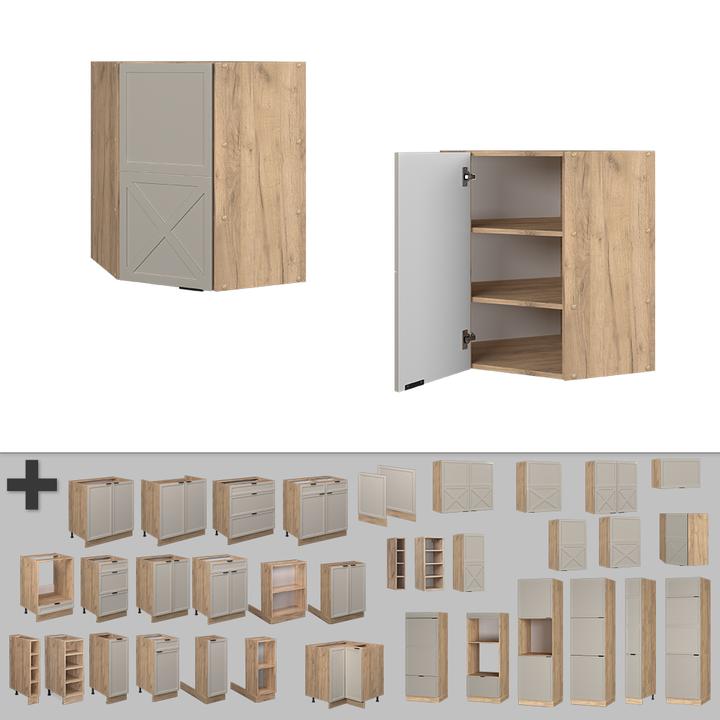 Produktbild Vicco Eckhängeschrank Fame-Line (57 x 34.10 x 72 cm)