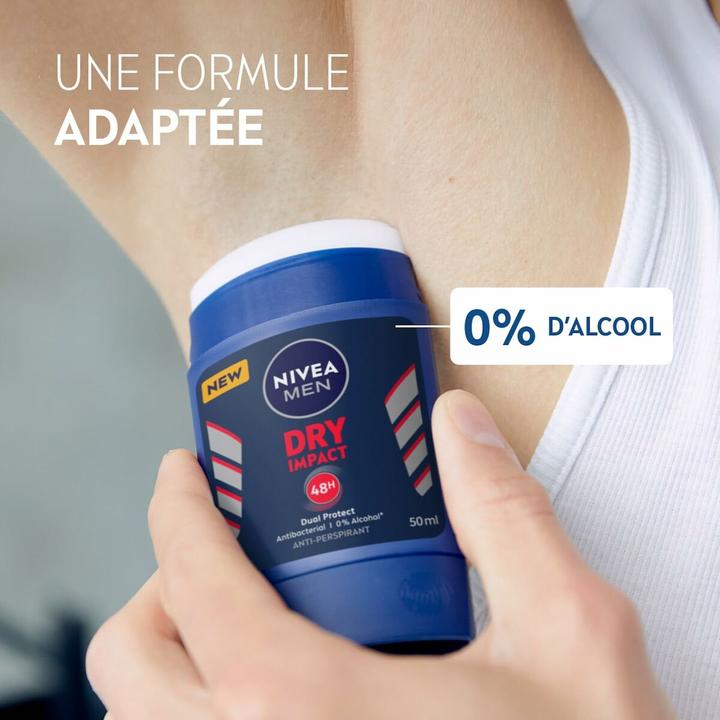 Produktbild NIVEA Männer Deo Stick Dry Impact (Roll-on, Spray, Stick, 50 ml)