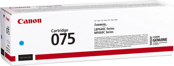 Actual product image Canon Toner Cartridge 075 C cyan (C)
