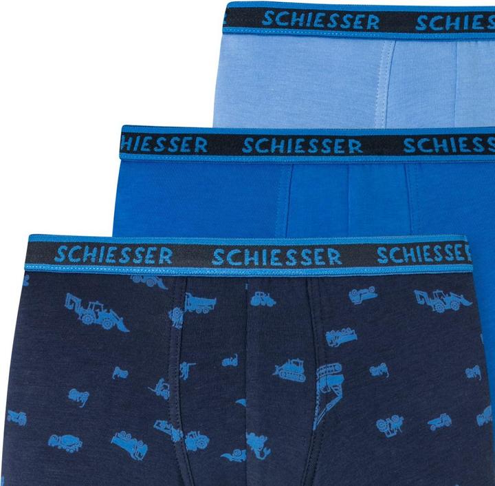 Immagine prodotto Schiesser 9 Pacchetti di pantaloncini / pantaloni in cotone biologico 95/5 per bambini (128, confezione da 9)