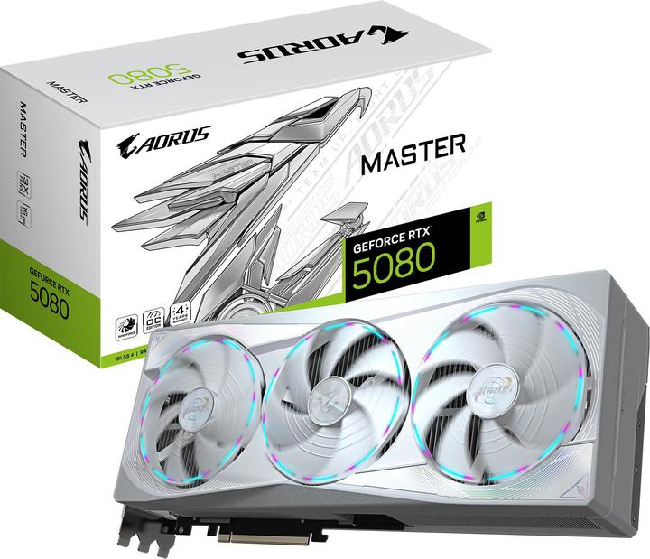 Gigabyte AORUS GeForce RTX 5080 MASTER ICE (16 GB, GDDR7)