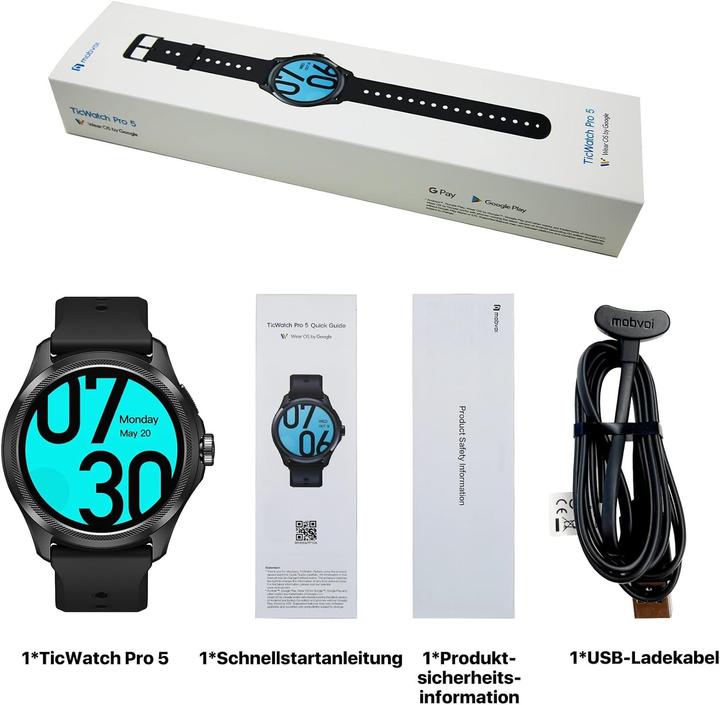 Actual product image Mobvoi TicWatch Pro 5 GPS Standard Edition