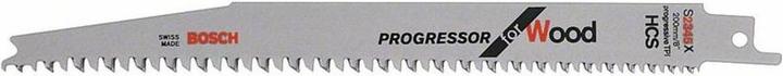 Actual product image Bosch Professional Zubehör Reciprocating saw blade S 2345 X, Progressor for Wood, 2-pack