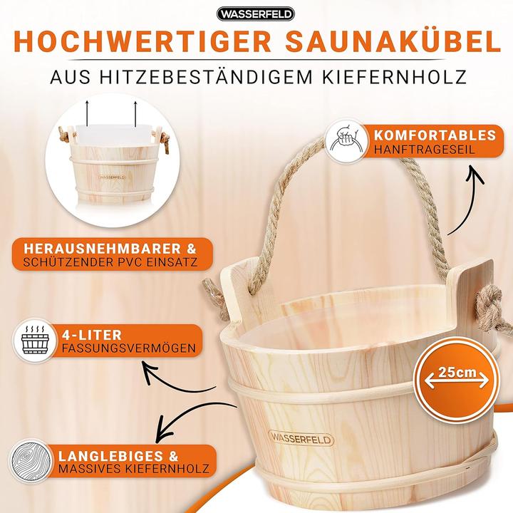 Immagine prodotto Wasserfeld Saunaeimer-Set