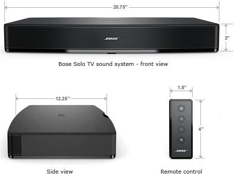 Productafbeelding Bose SOLO - TV Sound System voor TV's tot 32"