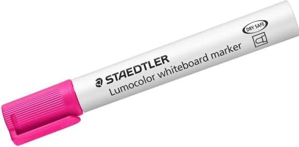Actual product image Staedtler Lumocolor whiteboard marker 351 round tip, single product, pink (Pink, 2 mm, 1 x)